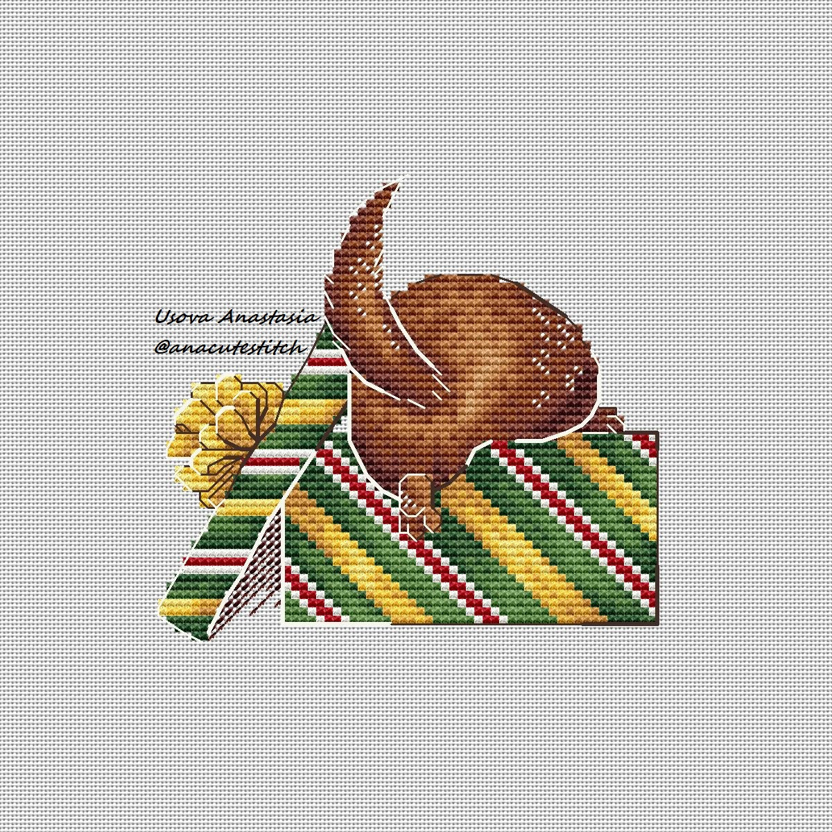 Digital Cross Stitch Pattern "Christmas gift"