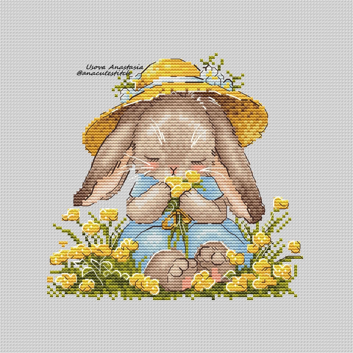 Digital Cross Stitch Pattern "Summer Serenity"