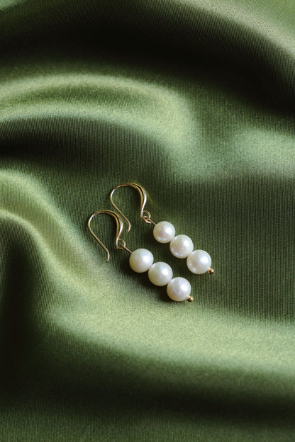 Natural Freshwater Pearl Earrings