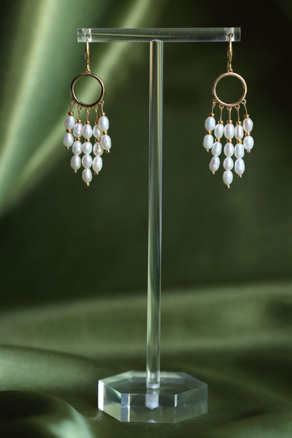 Natural Freshwater Pearls Earrings